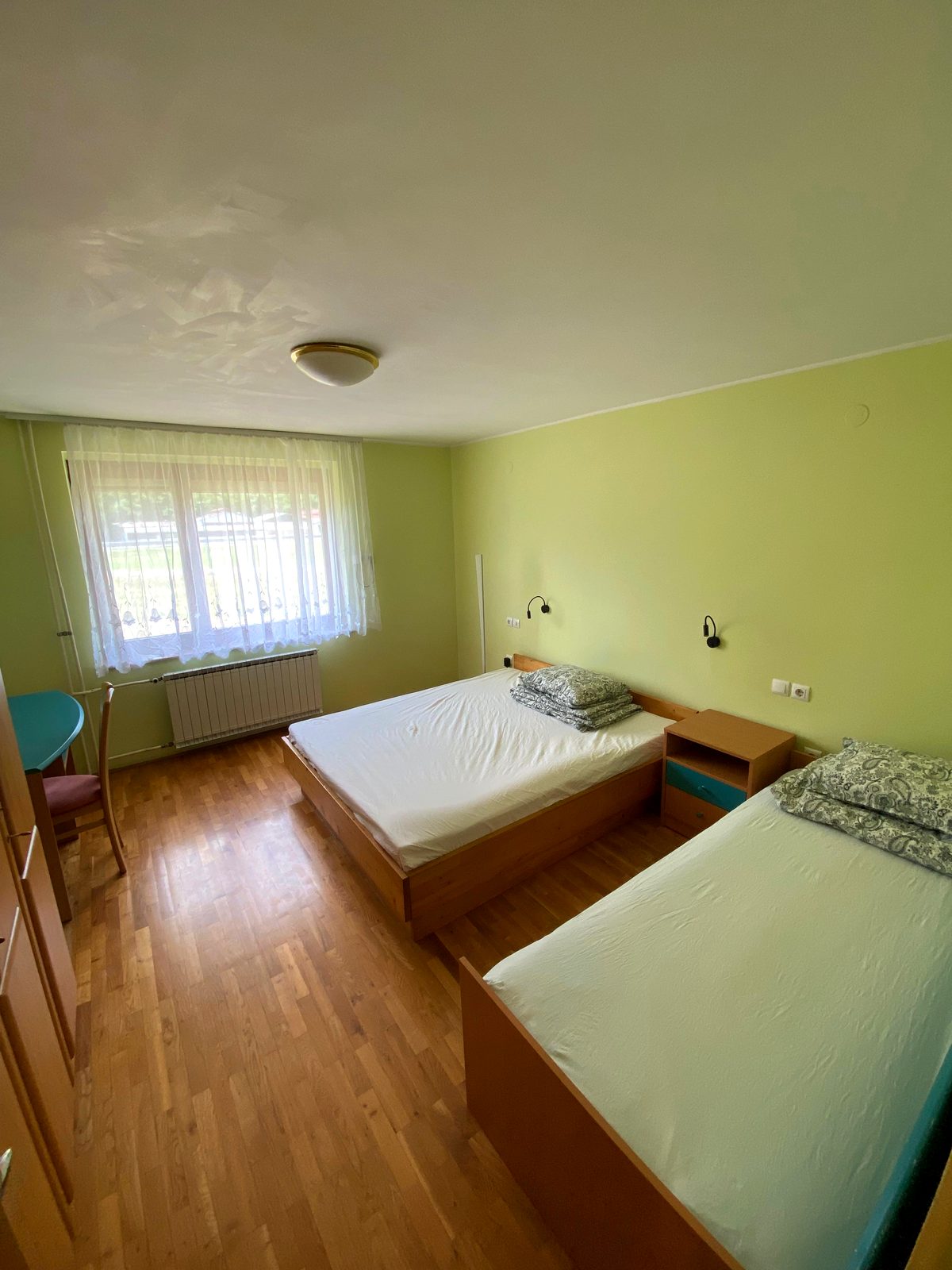 Apartma Popo spalnica z dvema posteljama